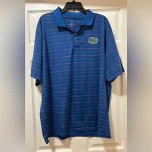 Florida Gators Blue Striped Polo Shirt